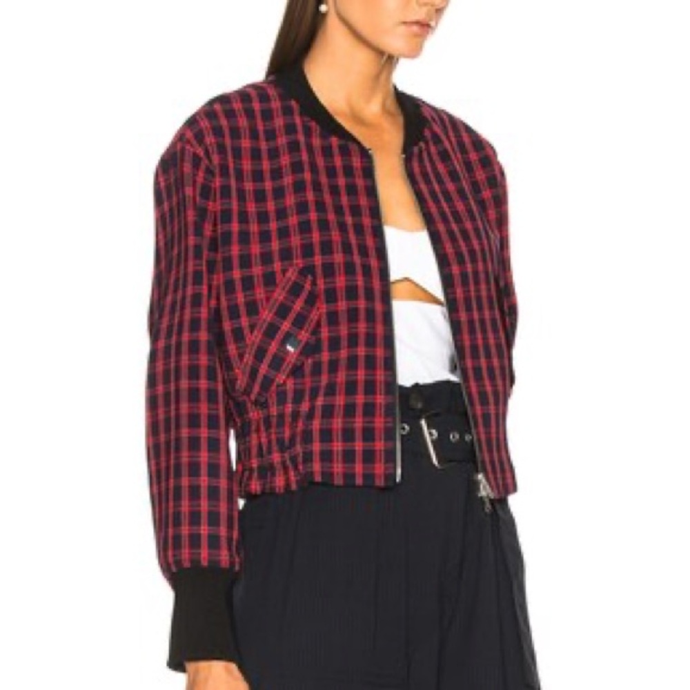 3.1 Phillip Lim Checkered Blouson Jacket